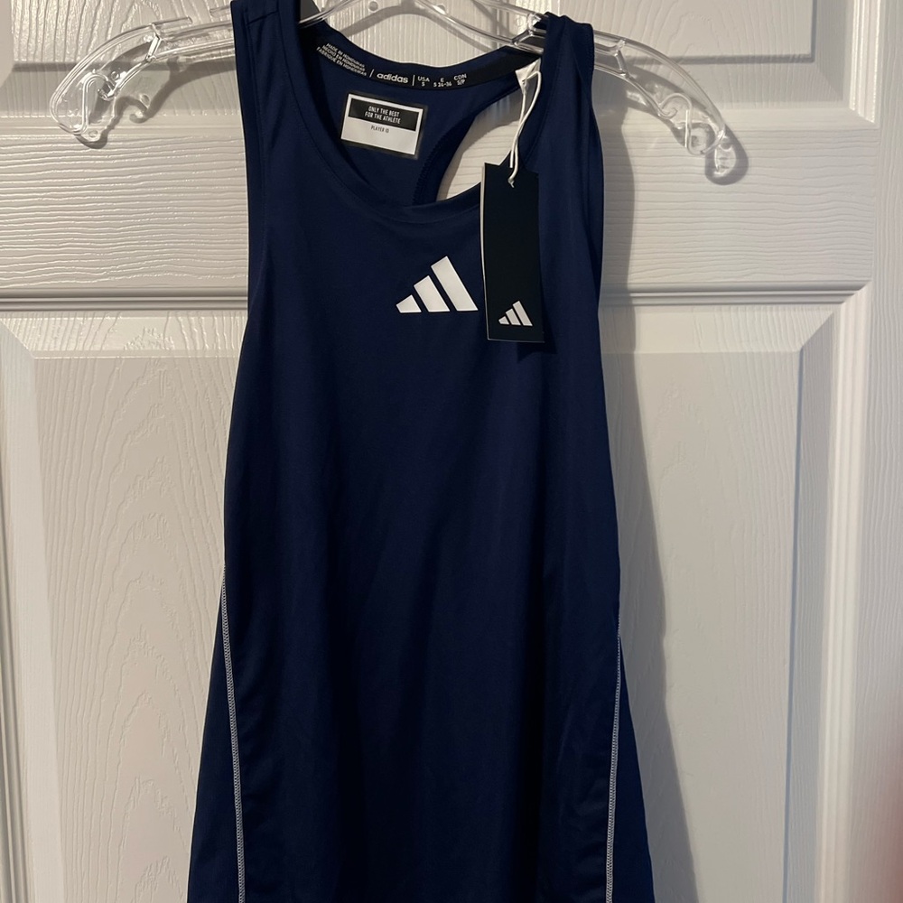 adidas Navy Blue Tank Top